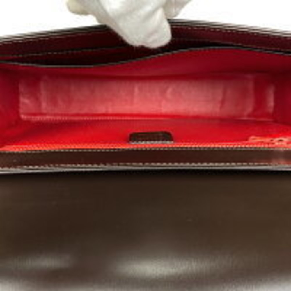 Celine logo Shoulder Bag leather brown - Picture 5 of 5